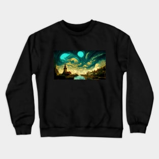 The Sky of Vincent Van Gogh （day1） Crewneck Sweatshirt